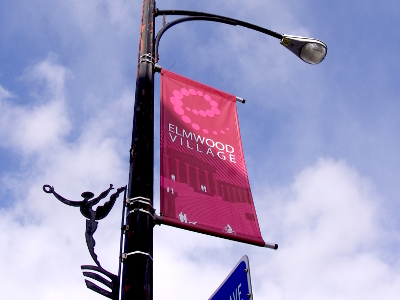 elmwood village light post